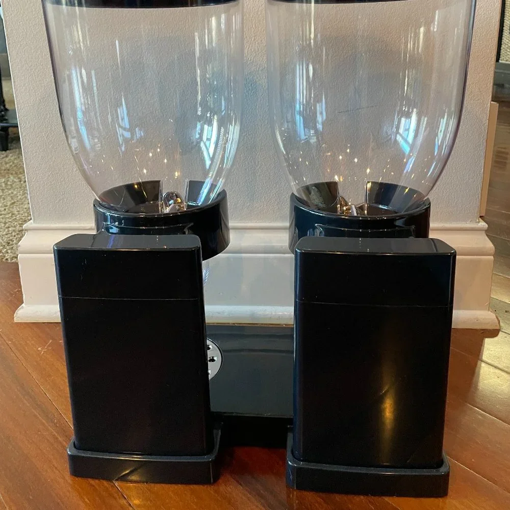 Honey Can Do Double Cereal Dispenser Portion Control Black / Chrome